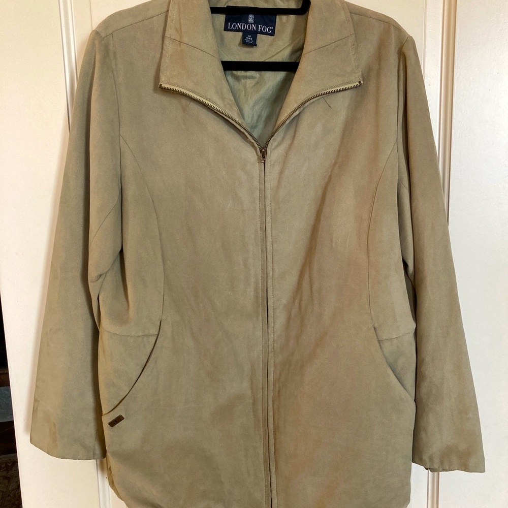 London Fog All-Weather Suede Jacket